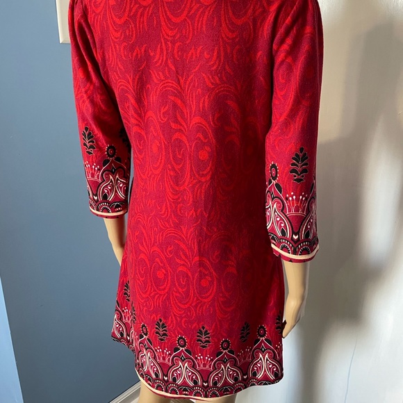 Women’s Tunic / Top, Size Medium, Red - Picture 6 of 10